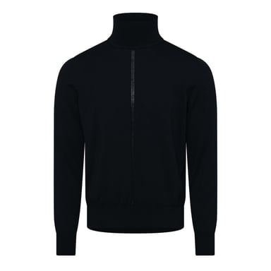 Boss Womens/Ladies Turtle Neck Regular Jumper (Dark Blue)