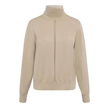Boss Womens/Ladies Turtle Neck Regular Jumper (Rust/Copper)