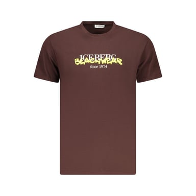 Iceberg Neon Cotton Men T-Shirt