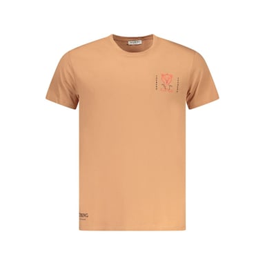 Iceberg Marrone Cotton Men T-Shirt