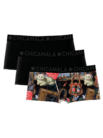 Chicamala Boxershort - 3-Pack - Meisjes Ondergoed