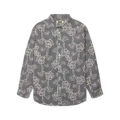 Woodbird brooks emb shirt 2636-712 black white