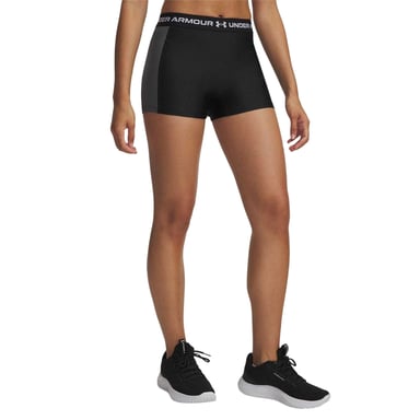 Under Armour Womens/Ladies Ribbed Compression Shorts (Black)