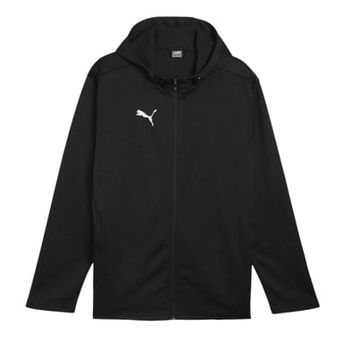 Puma Mens TeamFinal Tracksuit Top (Black/Silver)