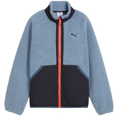 Puma Childrens/Kids Hybrid Fleece Jacket (Cool Blue)