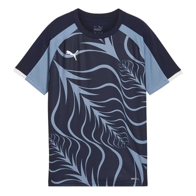 Puma Childrens/Kids Individual Liga Graphic Print T-Shirt (Navy)