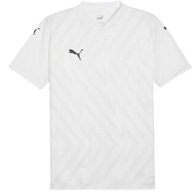 Puma Mens Teamglory Jersey T-Shirt (White/Black/Grey)