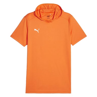 Puma Mens Team Short-Sleeved Basketball T-Shirt (Orange)