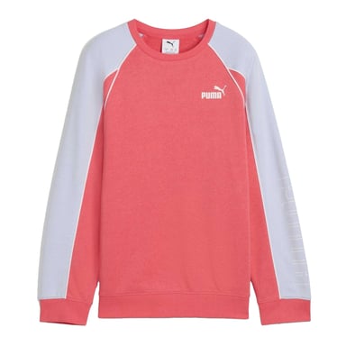 Puma Childrens/Kids Sportstyle Relaxed Fit Raglan Long-Sleeved Sweatshirt (Peach)