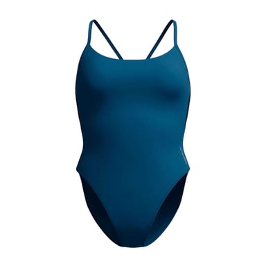 Speedo Womens/Ladies Plain Racer One Piece Swimsuit (Green)