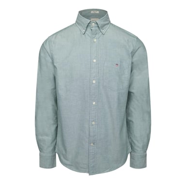 Gant Mens Oxford Regular Shirt (Forest Green)