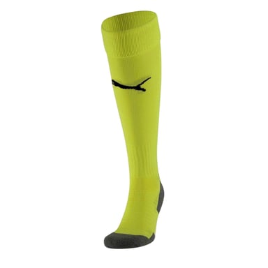 Puma Childrens/Kids Team LIGA Core Football Socks (Fluorescent Yellow)