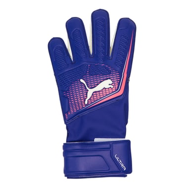 Puma Mens Ultra Match Protect Logo Goalkeeper Gloves (Purple/White)