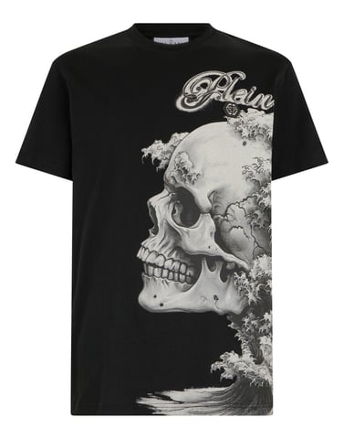 T-Shirt Med Rund Hals Och Kort Ärm Skull
