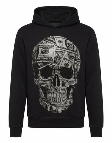 Hoodie Sweatshirt Skull