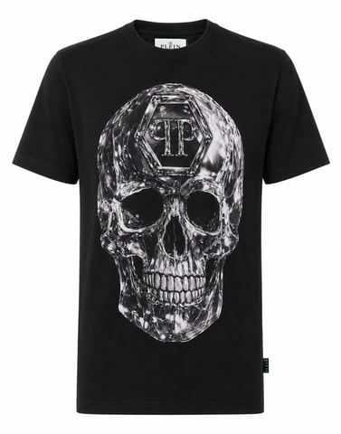 T-Shirt Round Neck Ss Skull