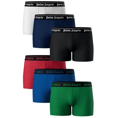 Logo Boxer Shorts in Green Multipack