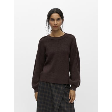 Object Objhannah l/s re knit pullover noos