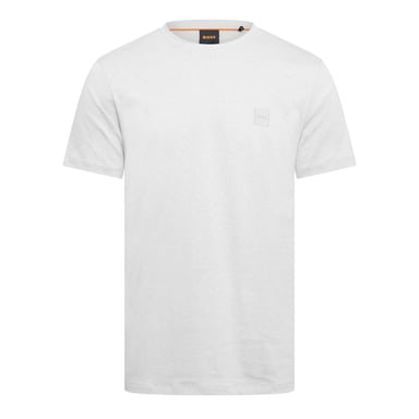 Boss Mens Orange Premium Cotton T-Shirt (Silver)