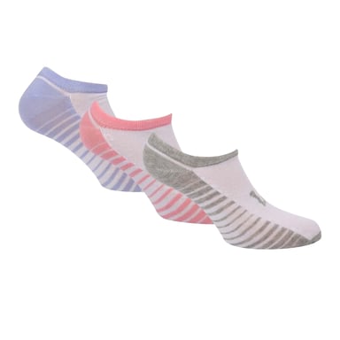 Lee Womens/Ladies Comfort Trainer Socks (Pack of 3) (White)