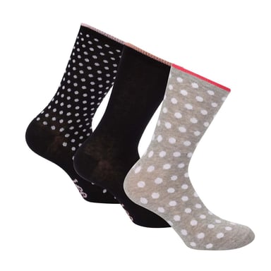 Lee Womens/Ladies Socks (Pack of 3) (Black)