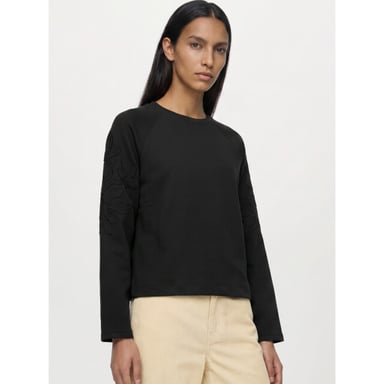 Object Objandrea re l/s o-neck emb top noo