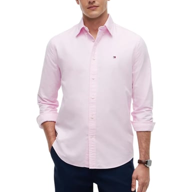 TOMMY HILFIGER Mens Shirts Custom Fit Oxford Long Sleeve Casual Cotton Summer