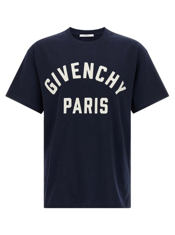 Givenchy Blue Cotton T-Shirt