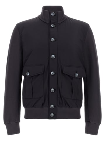 Herno Blue Cotton Jacket