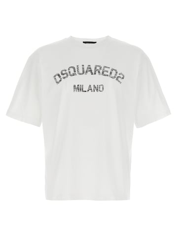 Dsquared² White Cotton T-Shirt
