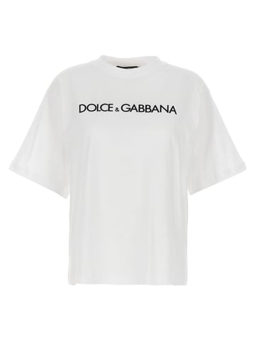 Dolce & Gabbana White Cotton T-Shirt