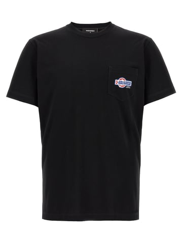 Dsquared² Black Cotton T-Shirt