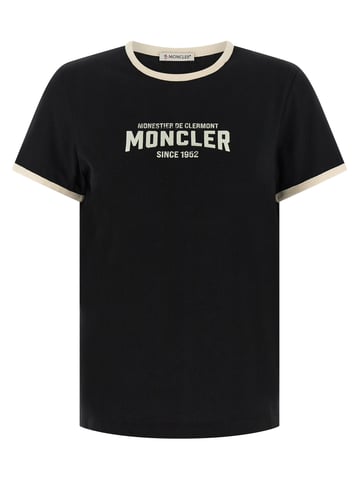Moncler Black Cotton T-Shirt