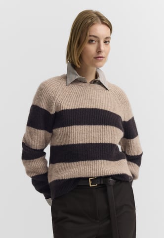 Bugatti Damen Pullover Rundhals Wollmix Alpaka