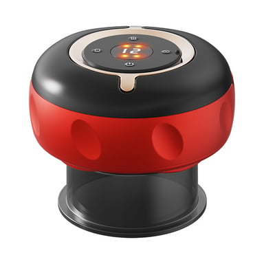 3-in-1 Heated Electric Cupping Device with Massage and Red Light
