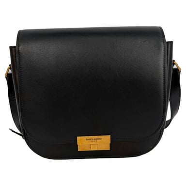 Saint Laurent Small Betty Satchel tas in zwart leer
