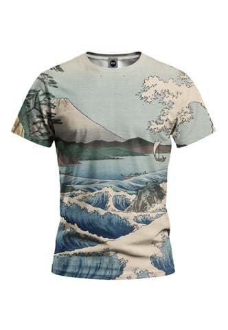 Sea of Satta T-Shirt mit beidseitigem Vollflächendruck