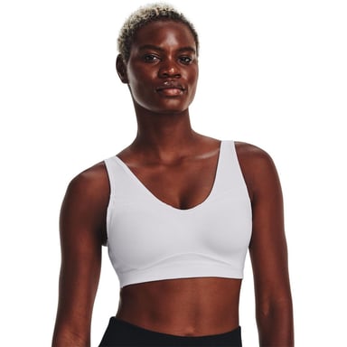 Under Armour Womens/Ladies Spaghetti Strap Sports Bra (White)