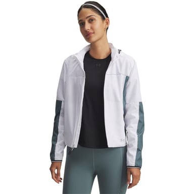 Under Armour Womens/Ladies Velociti Pro Snug Fit Hooded Jacket (White)