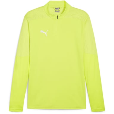 Puma Mens TeamFinal Quarter Zip Training Fleece Top (Yellow)