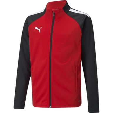 Puma Childrens/Kids Team Liga Training Tracksuit Top (Red/Black)