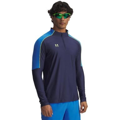 Under Armour Mens Challenger Pro Quarter Zip Midlayer (Blue)