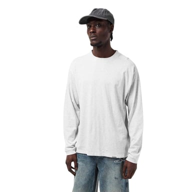 Represent Mens Regular Long-Sleeved T-Shirt (Ice Grey Marl)