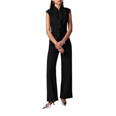 Odd Muse Womens/Ladies Wide Leg Jumpsuit (Black)