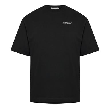 Off White Mens Chain Print T-Shirt (Black)