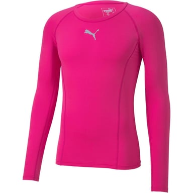Puma Mens Liga Long-Sleeved T-Shirt (Fluorescent Pink)