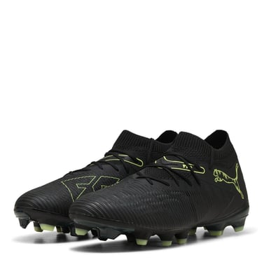 Puma Future 8 voetbalschoenen voor heren, geschikt voor stevige ondergrond (Poema Zwart)