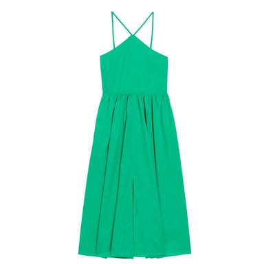 Ted Baker Vari Halterneck A-lijn Groene Midi-jurk