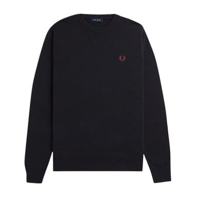 Fred Perry Boucle Laurel Wreath Svart Tröja