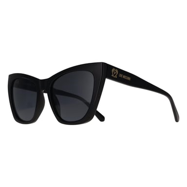 Love Moschino Cat Eye Womens Black Grey MOL070/S